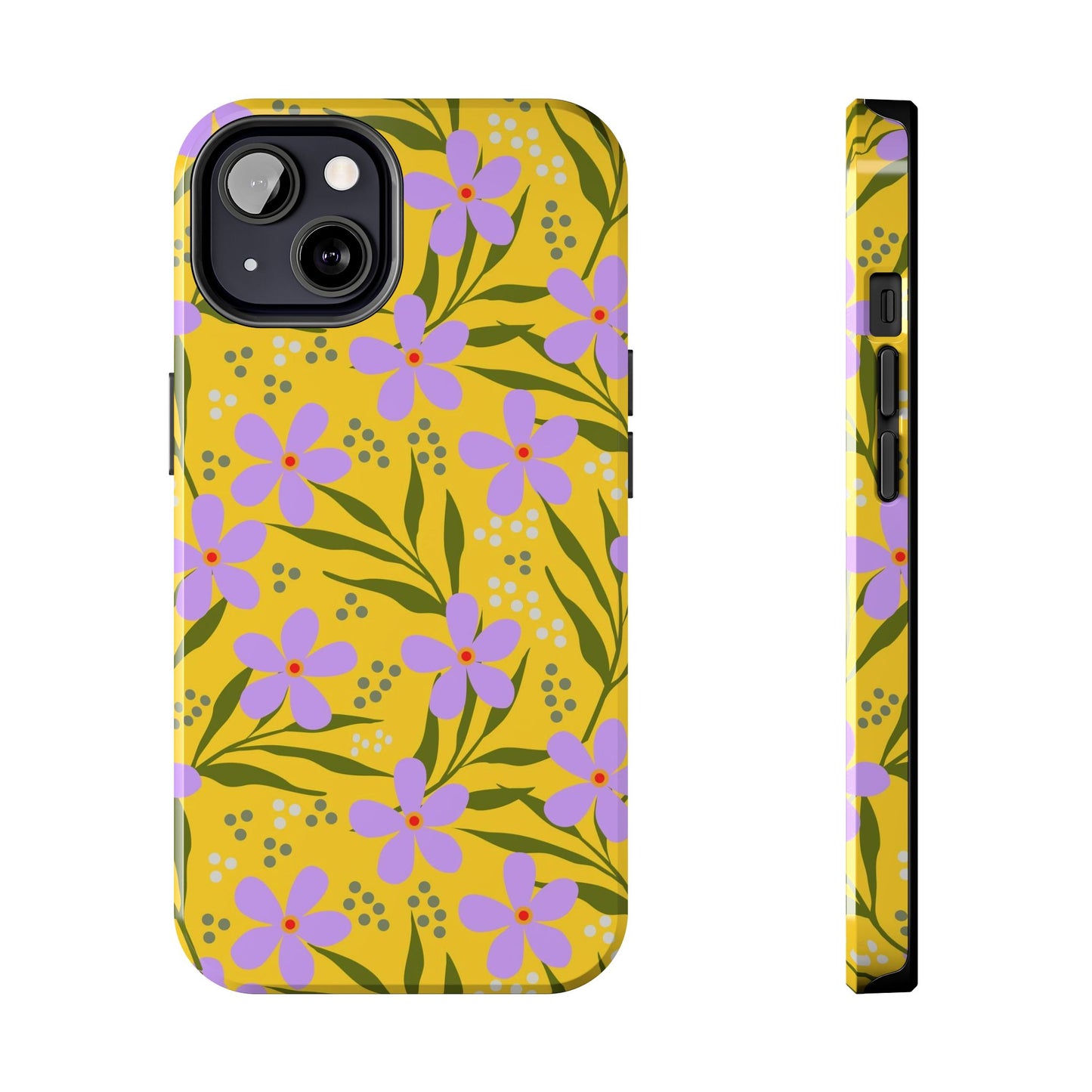 Folk art floral seamless pattern Tough Phone Cases iPhone 13