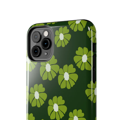 Retro groovy flowers seamless pattern Tough Phone Cases