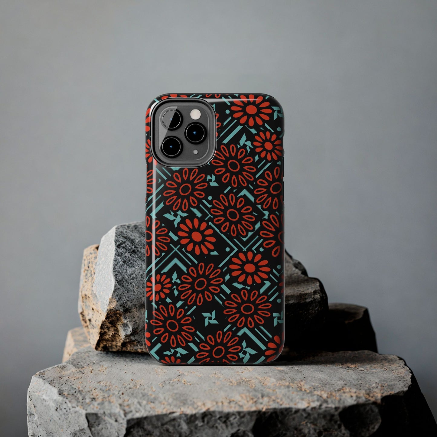 Abstract geometric texture Tough Phone Cases