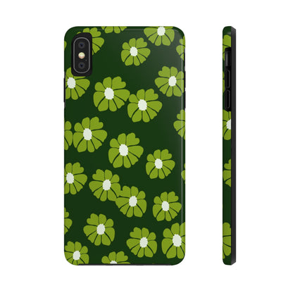 Retro groovy flowers seamless pattern Tough Phone Cases iPhone XS MAX