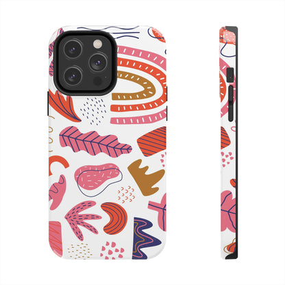 Isolated doodles, bundle of flowers Tough Phone Cases iPhone 14 Pro Max