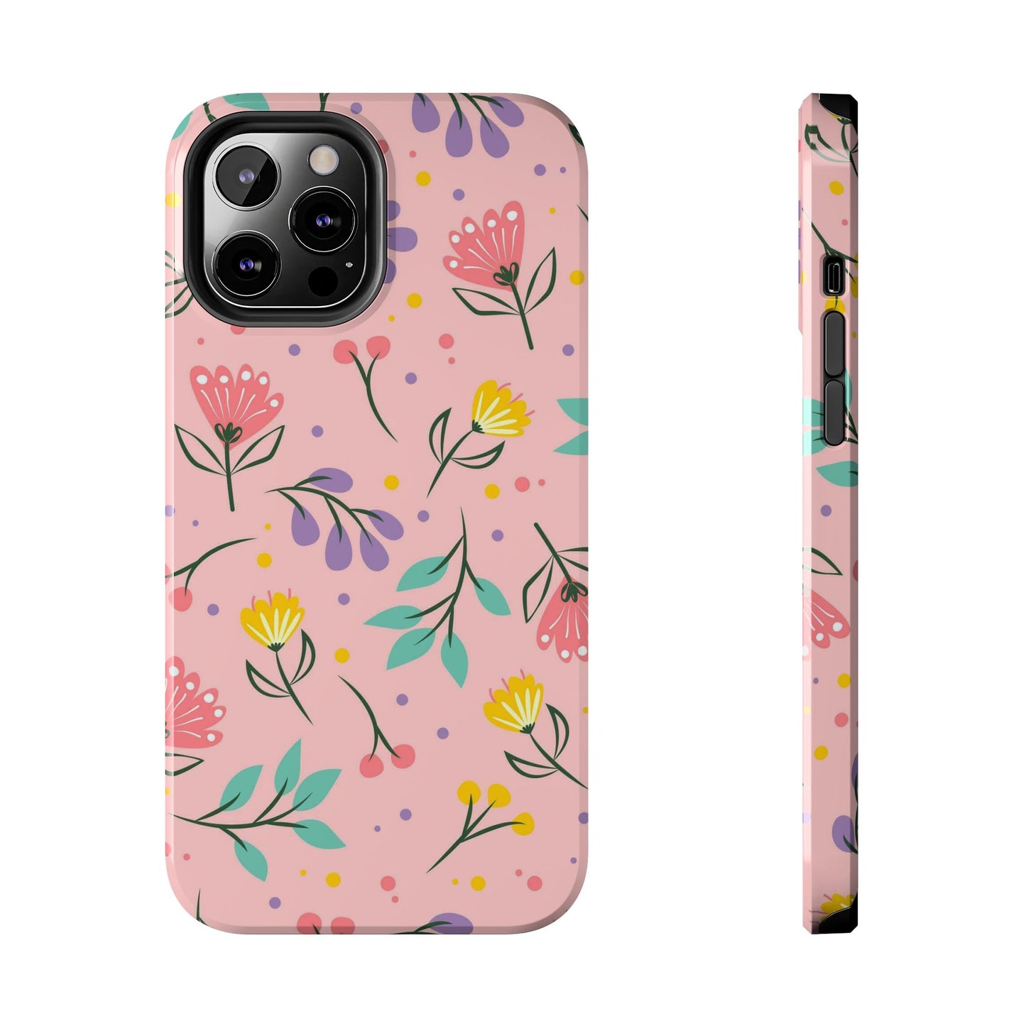 beautiful seamless handrawn floral Tough Phone Cases iPhone 12 Pro Max