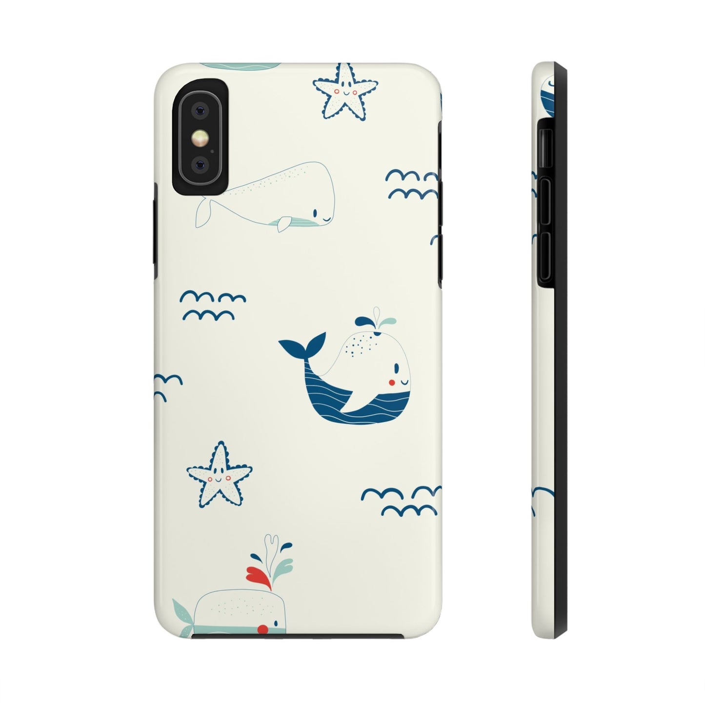 hand drawn colored childish seamless Tough Phone Cases iPhone XS