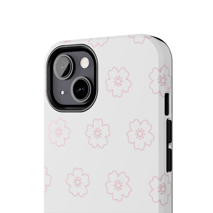 Cherry blossom seamless pattern Tough Phone Cases