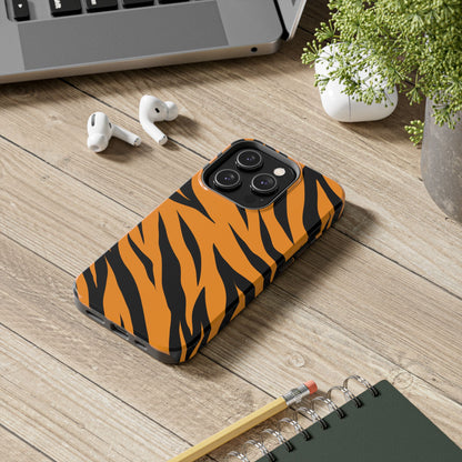 Tiger Texture Tough Phone Cases