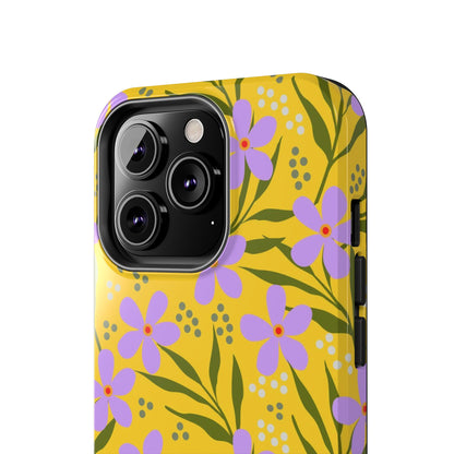 Folk art floral seamless pattern Tough Phone Cases