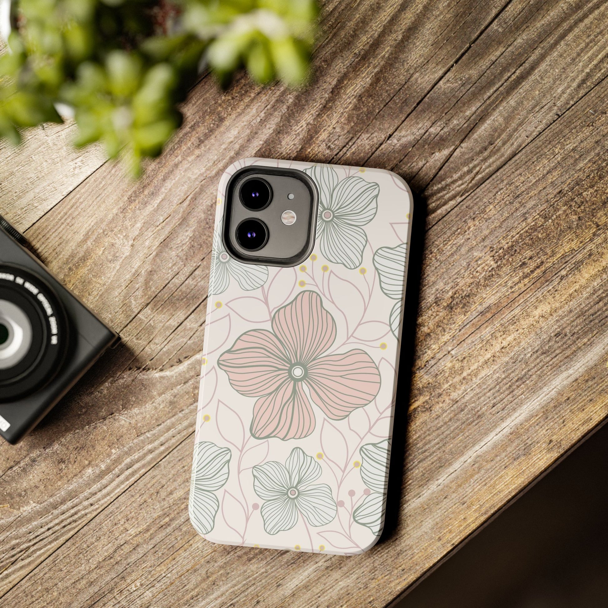 Florals seamless pattern Tough Phone Cases