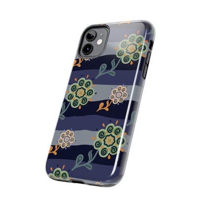 Abstract ethnic flower seamless pattern Tough Phone Cases