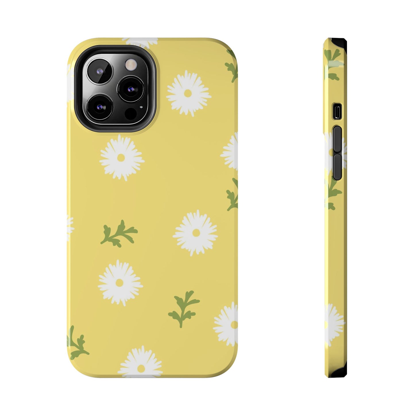 seamless doodle hand drawing daisy flower Tough Phone Cases iPhone 12 Pro Max