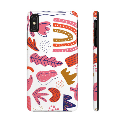 Isolated doodles, bundle of flowers Tough Phone Cases iPhone XS MAX