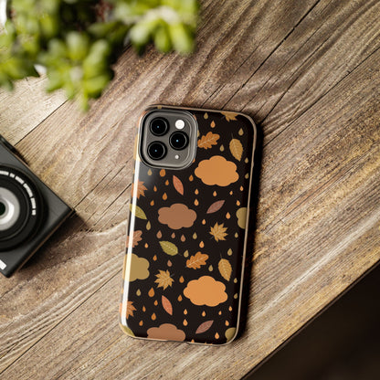 Autumn seamless pattern with clouds Tough Phone Cases