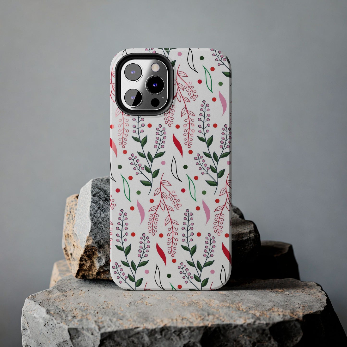 Seamless floral pattern, cute ditsy Tough Phone Cases