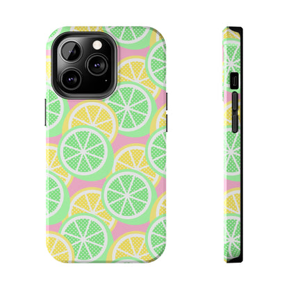 Lemon And Lime Pop Seamless Pattern Tough Phone Cases iPhone 13 Pro