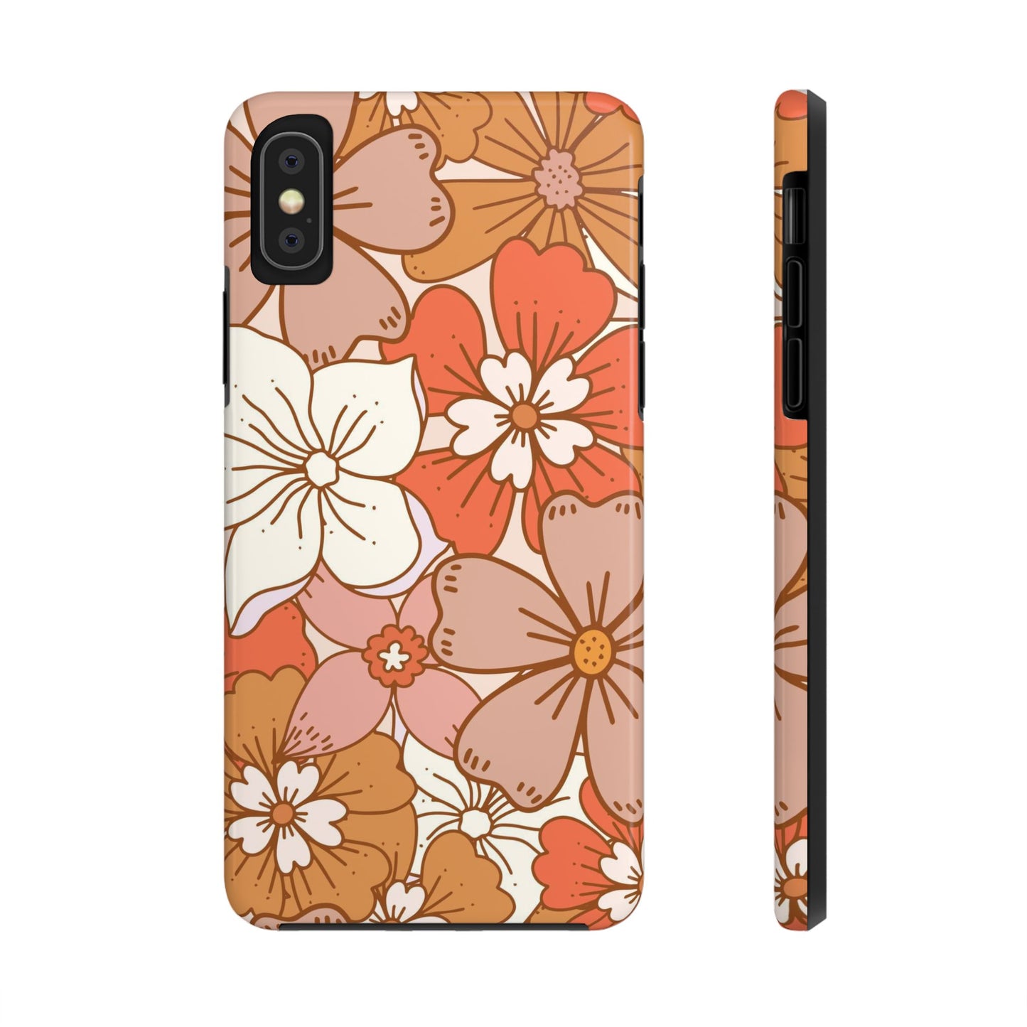 Floral retro boho pattern Tough Phone Cases iPhone X