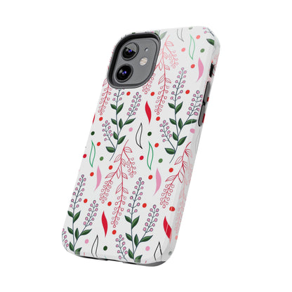 Seamless floral pattern, cute ditsy Tough Phone Cases