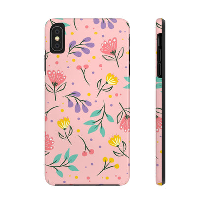 beautiful seamless handrawn floral Tough Phone Cases iPhone XS MAX