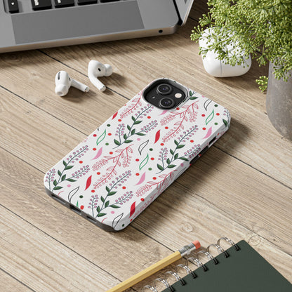 Seamless floral pattern, cute ditsy Tough Phone Cases