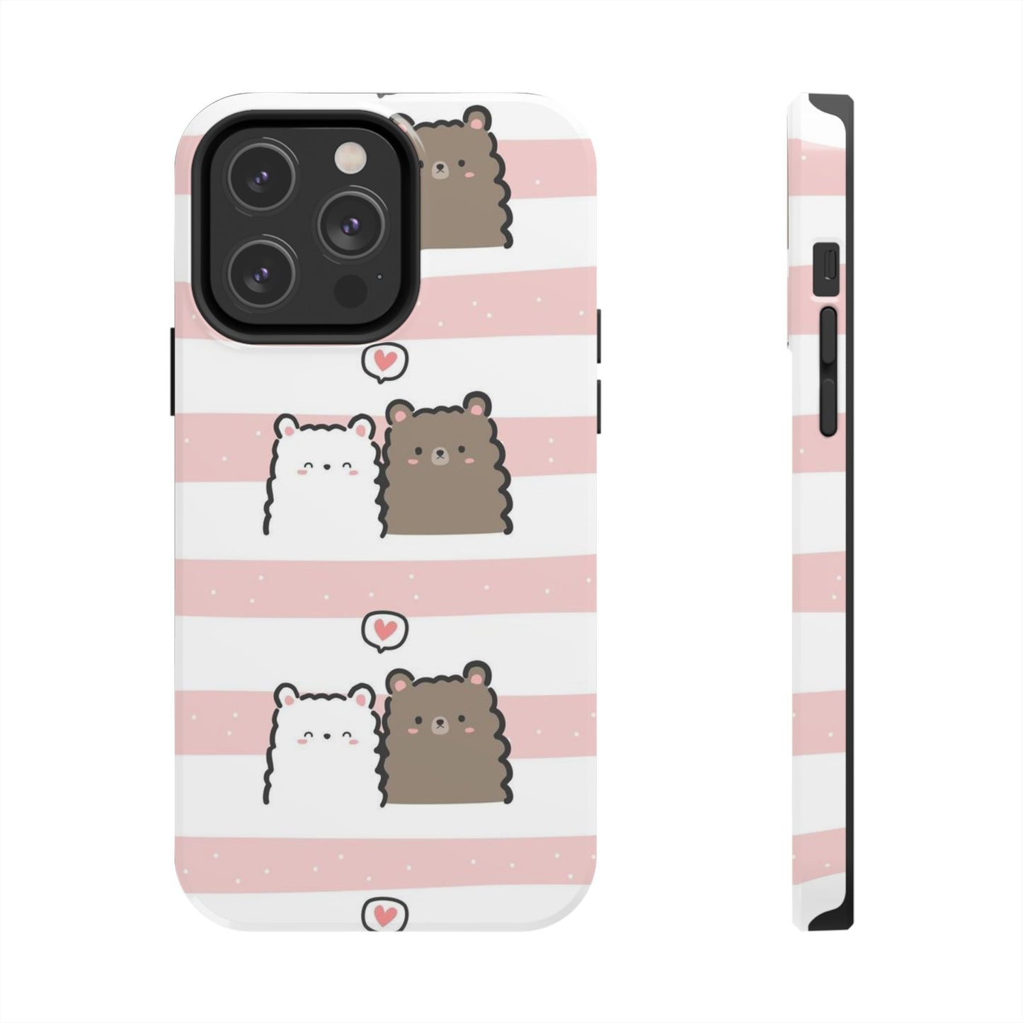 Seamless pattern with cute polar bear Tough Phone Cases iPhone 14 Pro Max