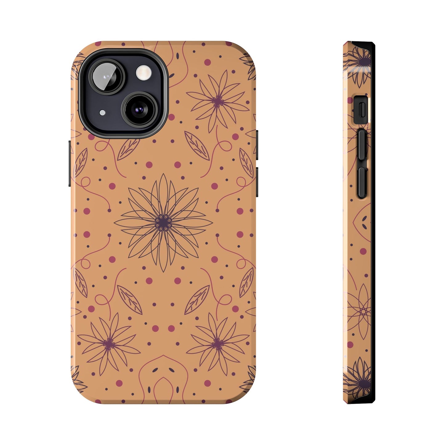 Seamless pattern geometry graphic for textile wrapping cover floor fabric Tough Phone Cases iPhone 13 Mini