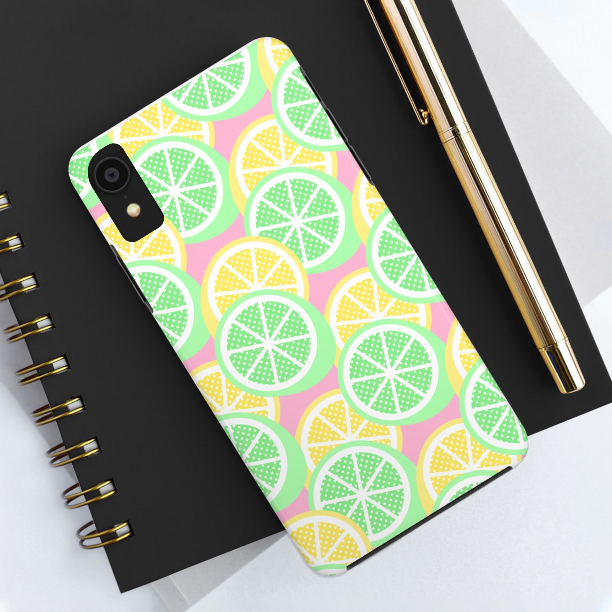 Lemon And Lime Pop Seamless Pattern Tough Phone Cases