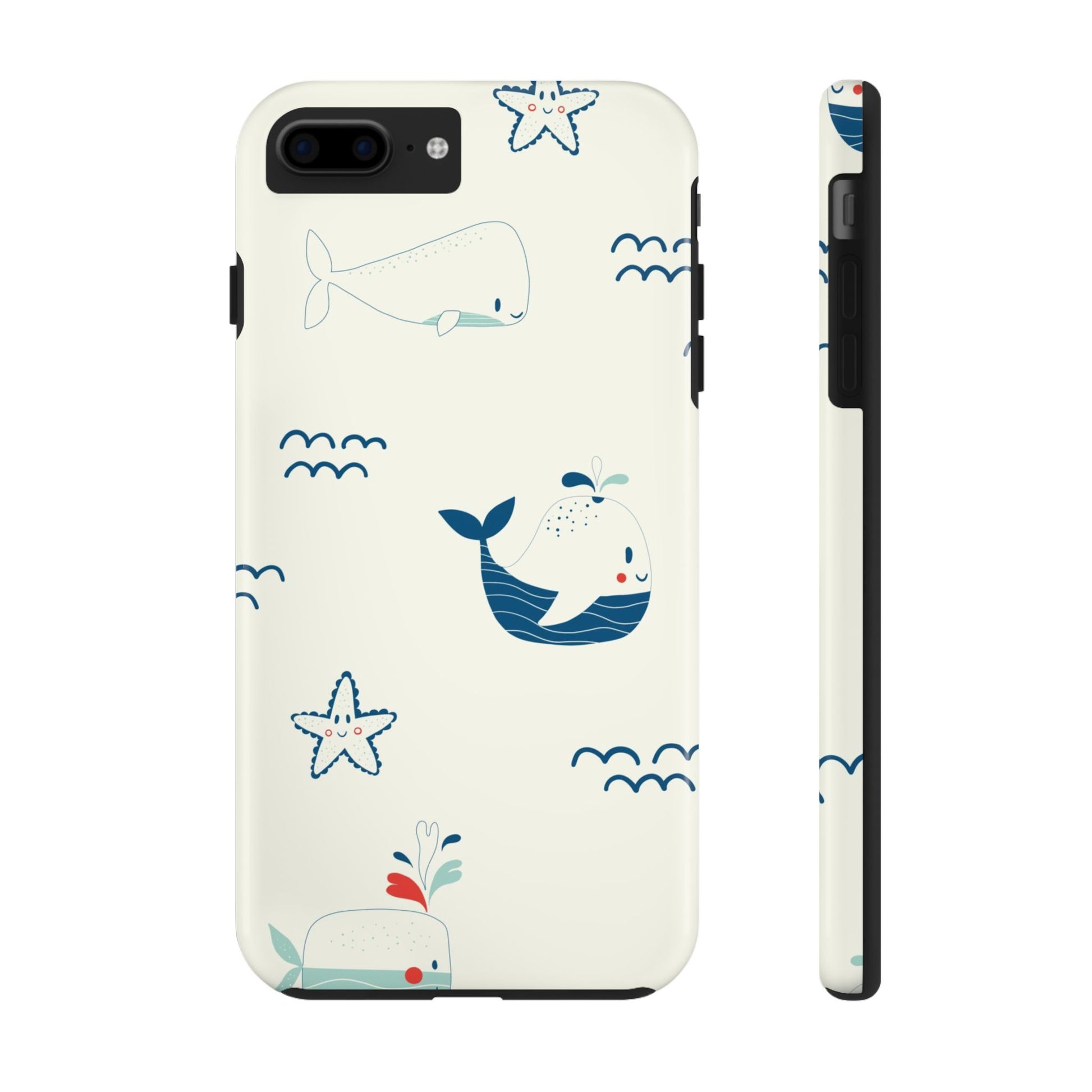 hand drawn colored childish seamless Tough Phone Cases iPhone 7 Plus, iPhone 8 Plus