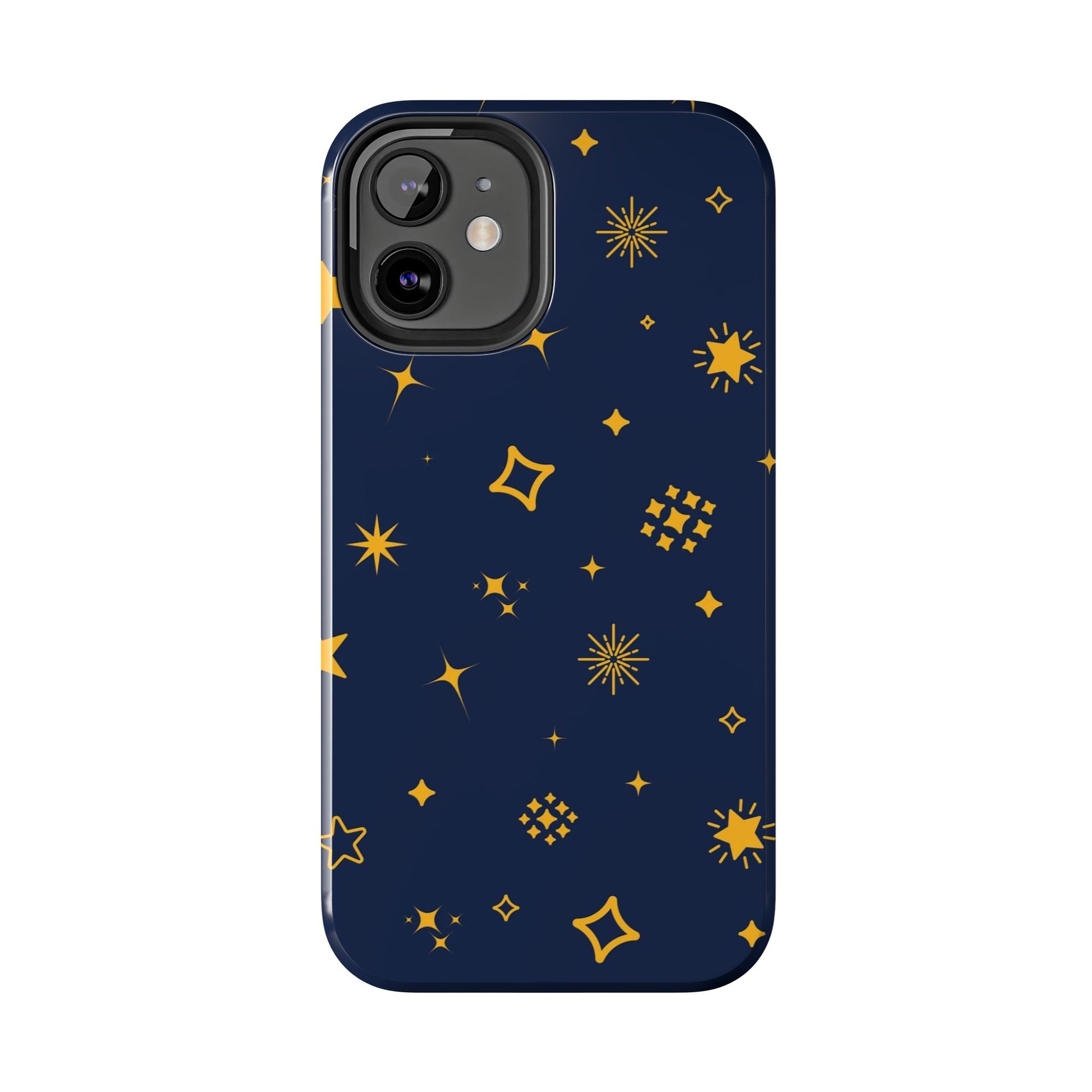 pattern on a blue Tough Phone Cases