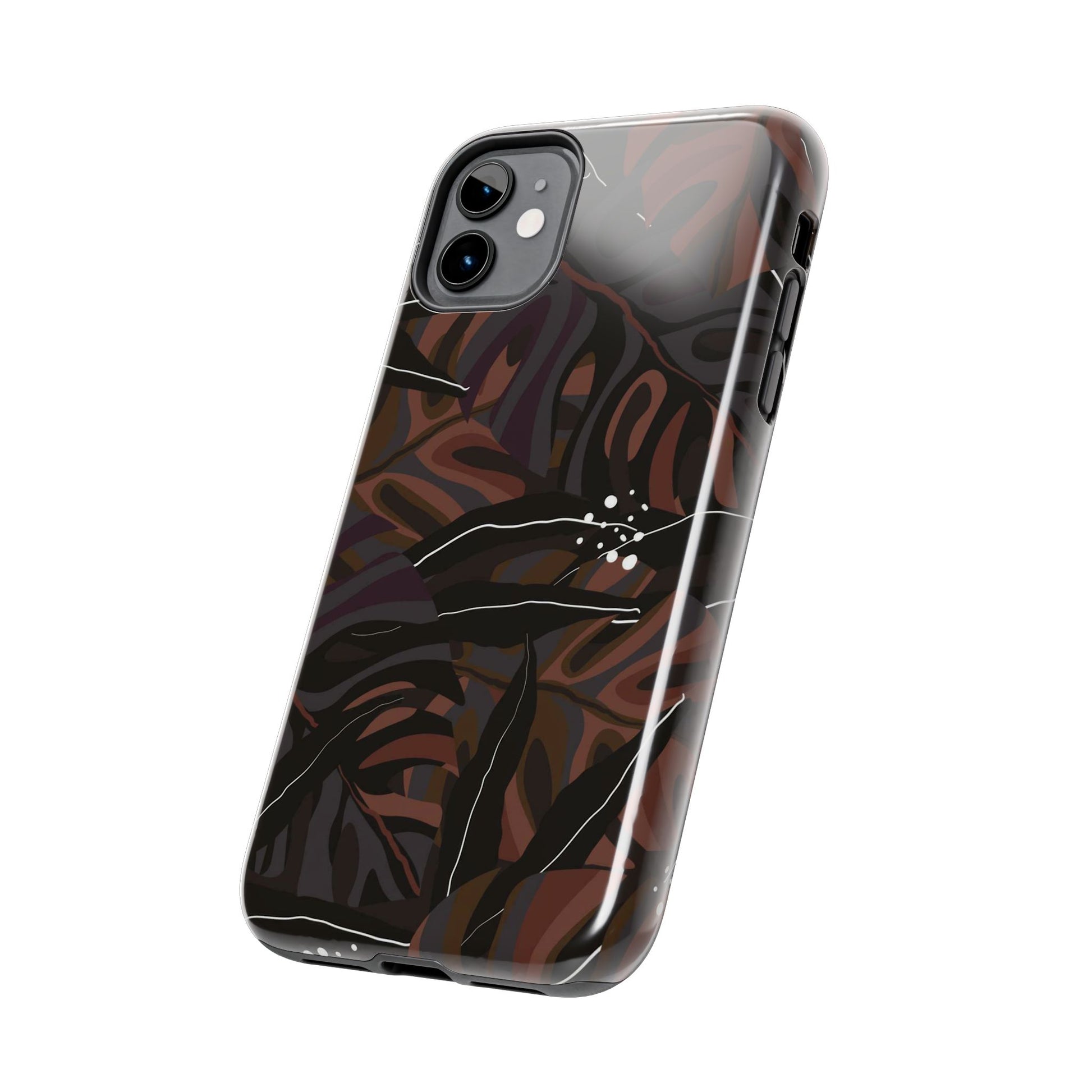 Modern exotic jungle plants Tough Phone Cases