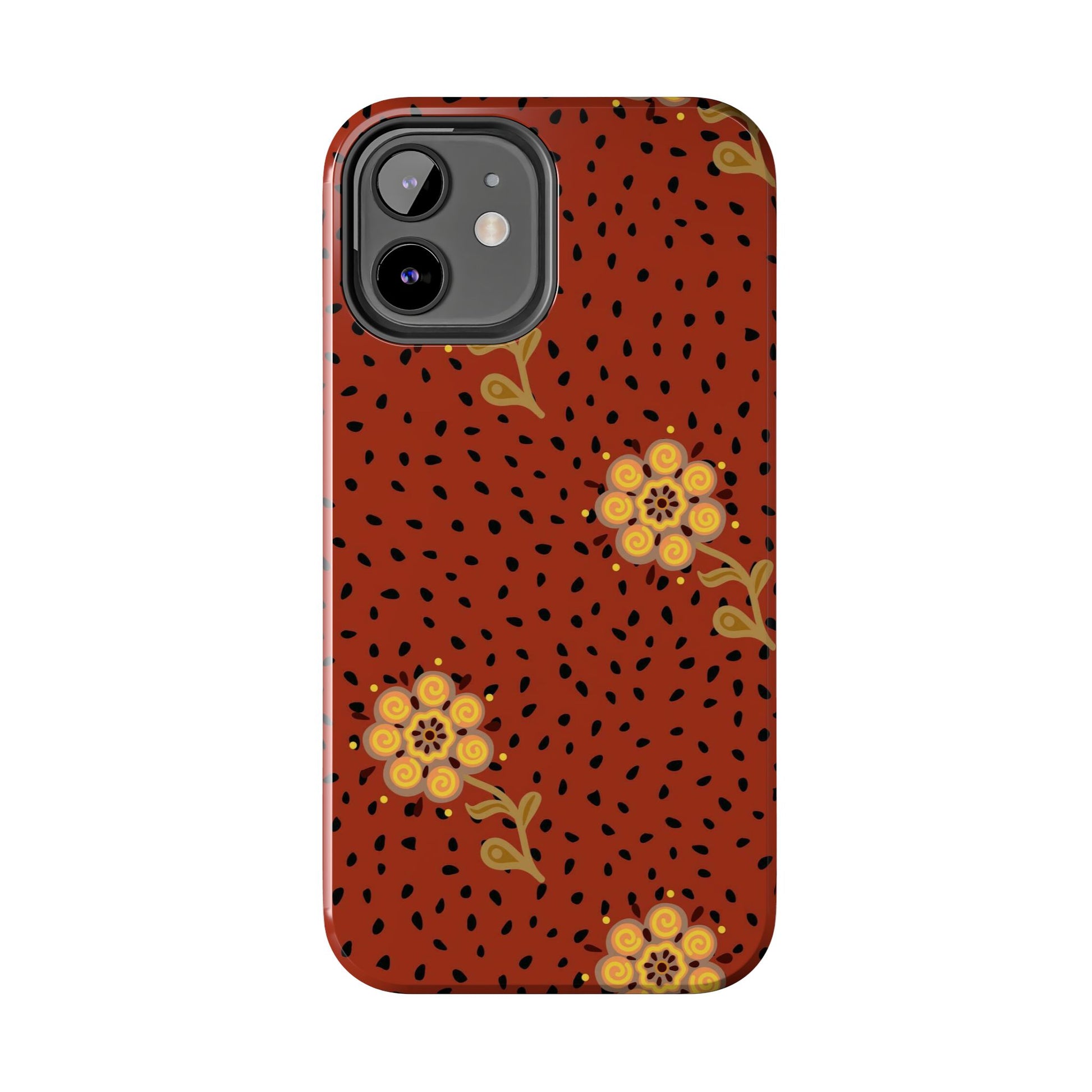 Abstract ethnic flower seamless pattern Tough Phone Cases