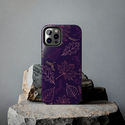 Seamless pattern with autumn leaves Tough Phone Cases