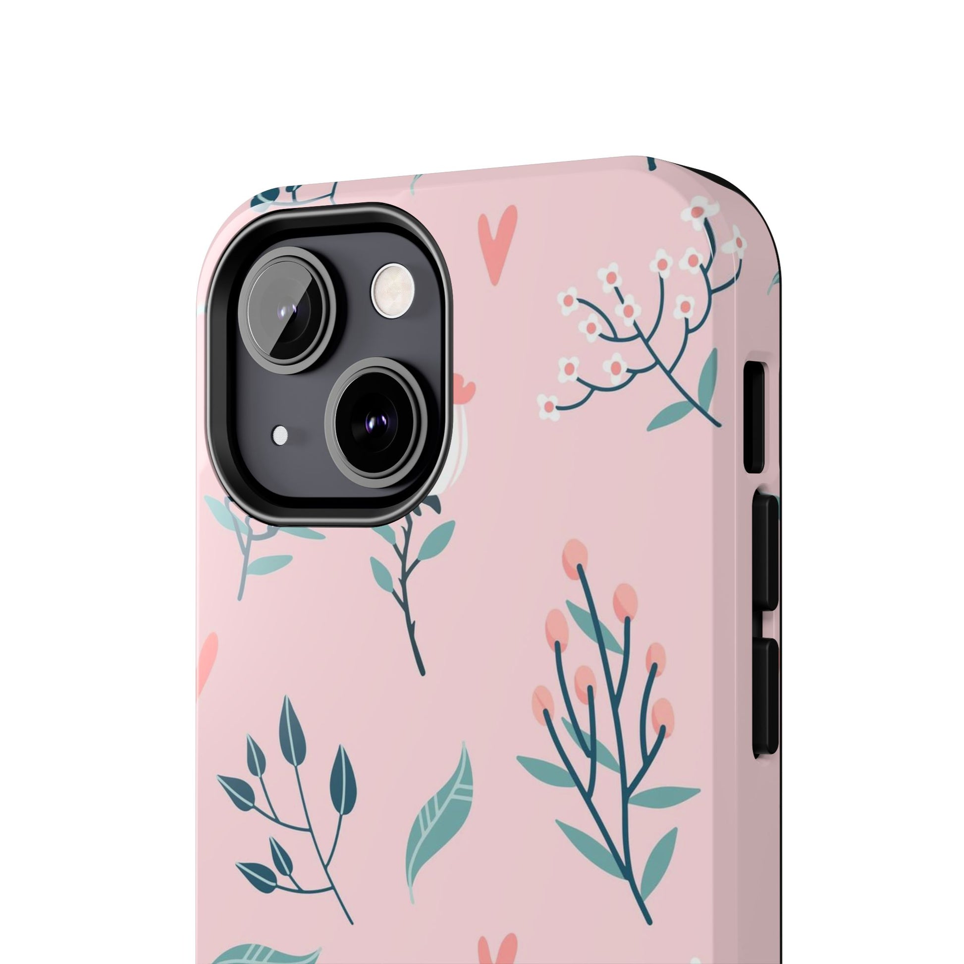 Floral seamless pattern. Garden flowers branches Tough Phone Cases