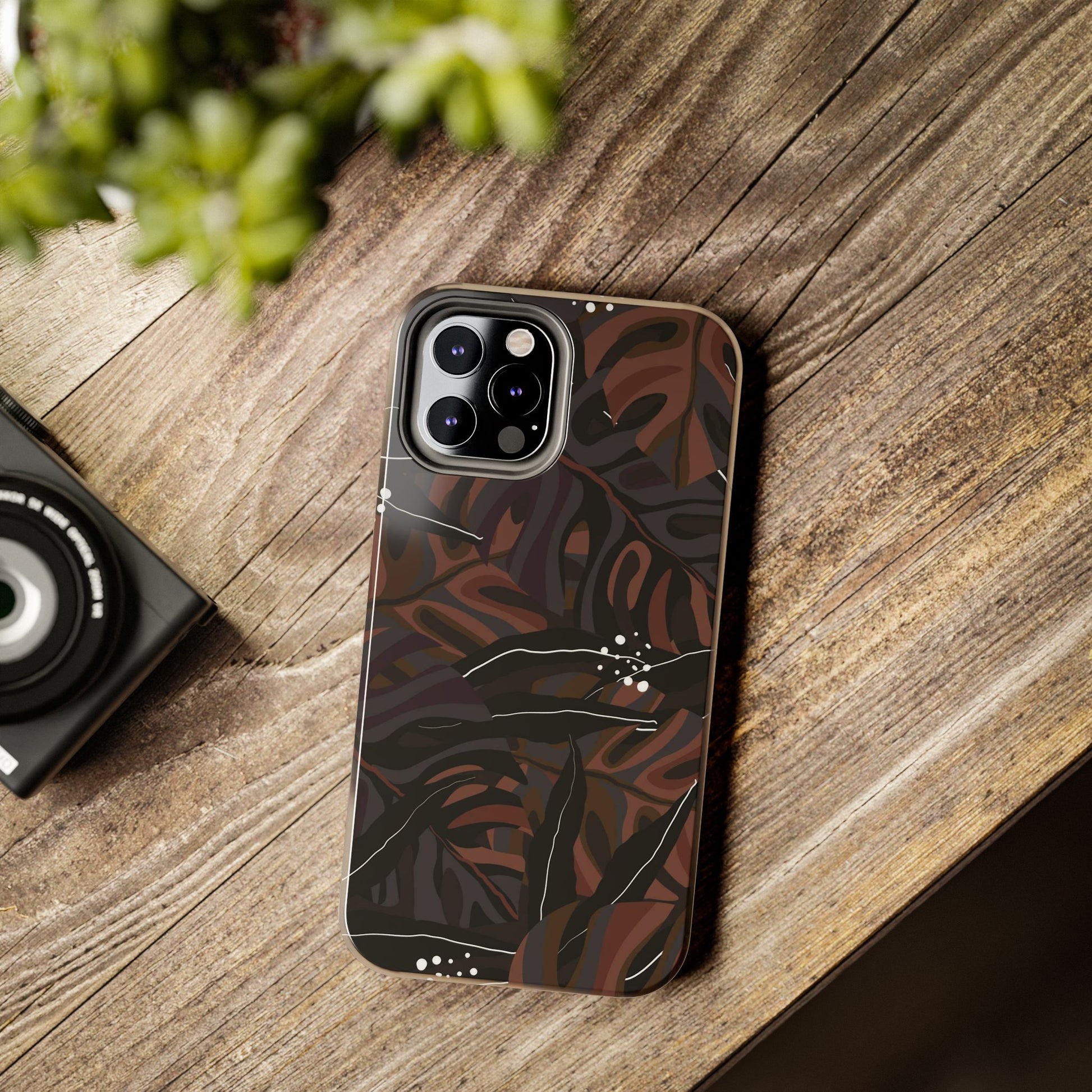 Modern exotic jungle plants Tough Phone Cases