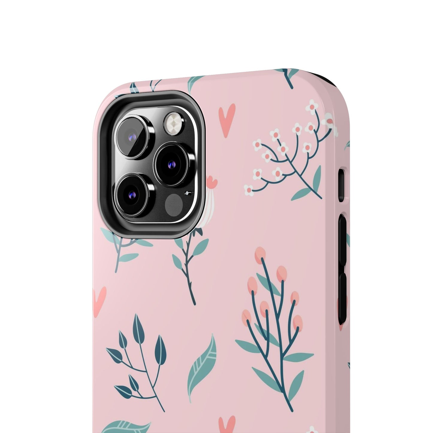 Floral seamless pattern. Garden flowers branches Tough Phone Cases