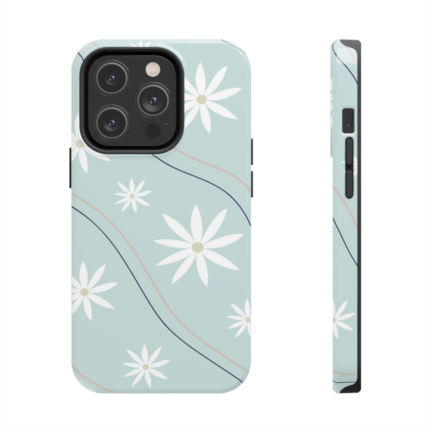 Pattern groovy trippy daisy Phone Cases iPhone 14 Pro