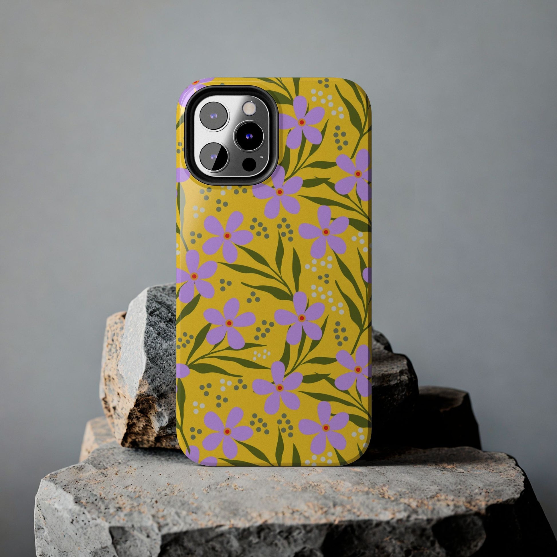 Folk art floral seamless pattern Tough Phone Cases