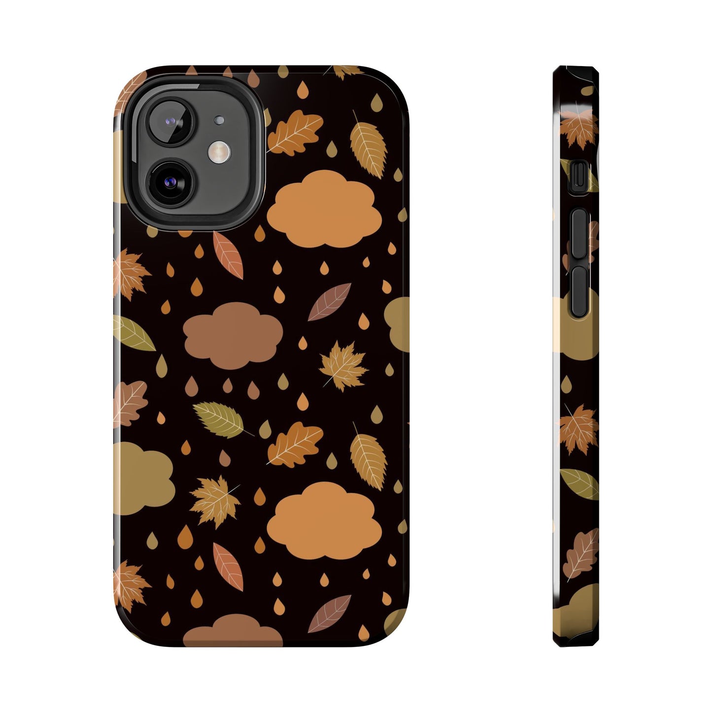 Autumn seamless pattern with clouds Tough Phone Cases iPhone 12 Mini