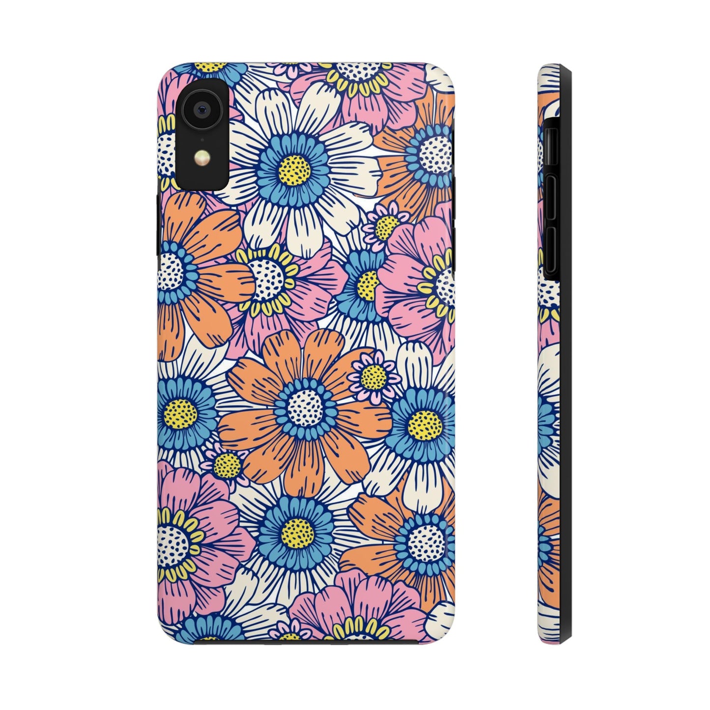 Flower field pattern Tough Phone Cases iPhone XR