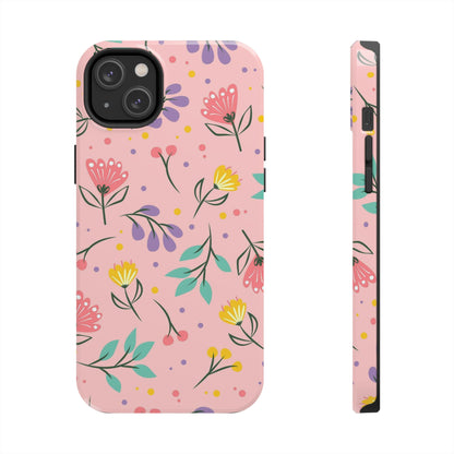 beautiful seamless handrawn floral Tough Phone Cases iPhone 14 Plus