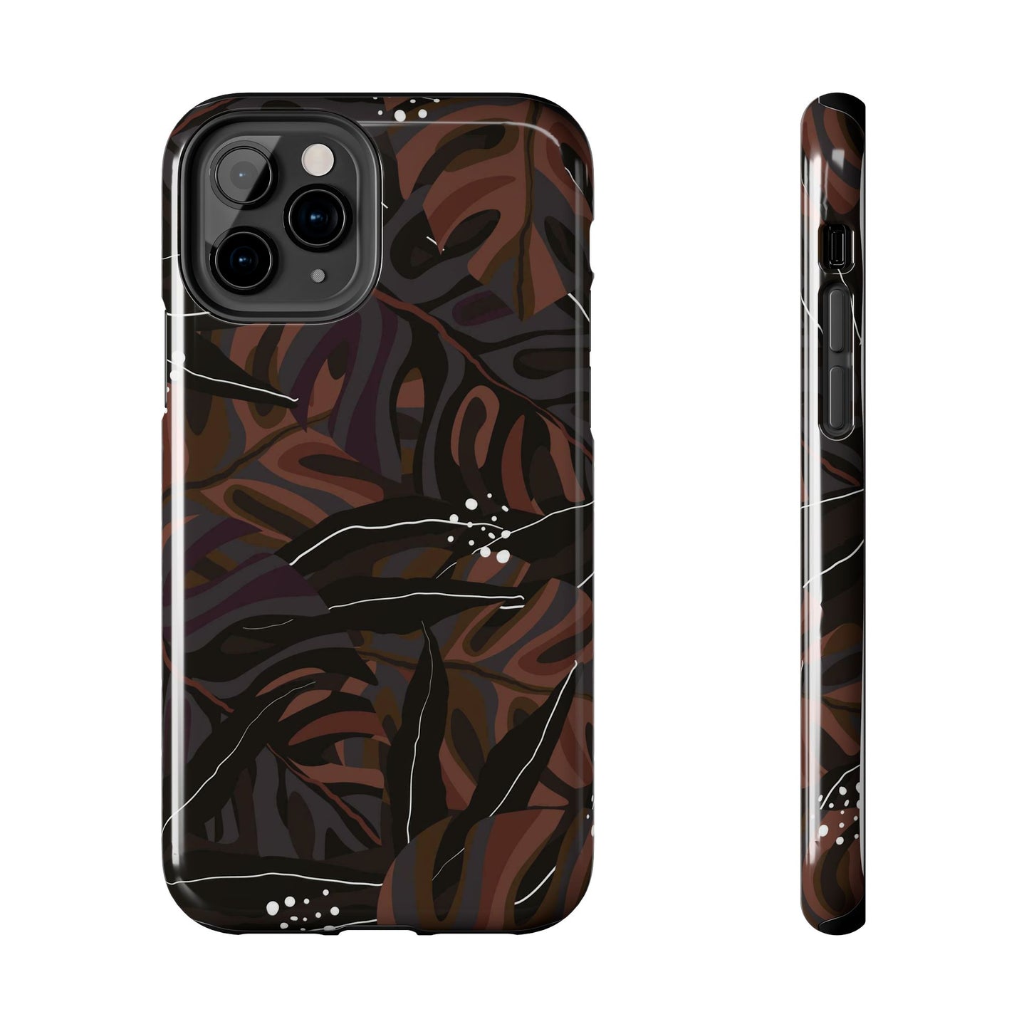 Modern exotic jungle plants Tough Phone Cases iPhone 11 Pro