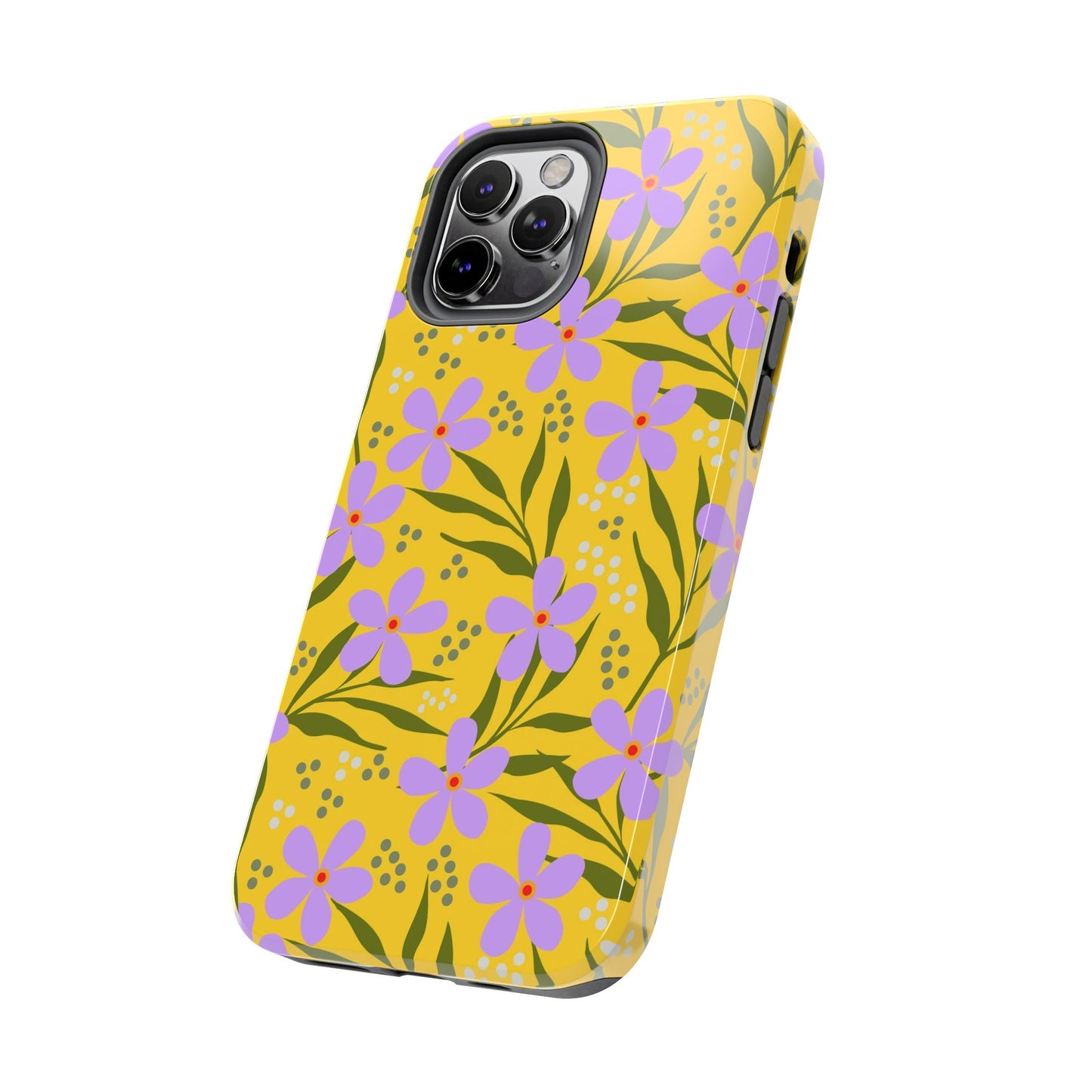 Folk art floral seamless pattern Tough Phone Cases