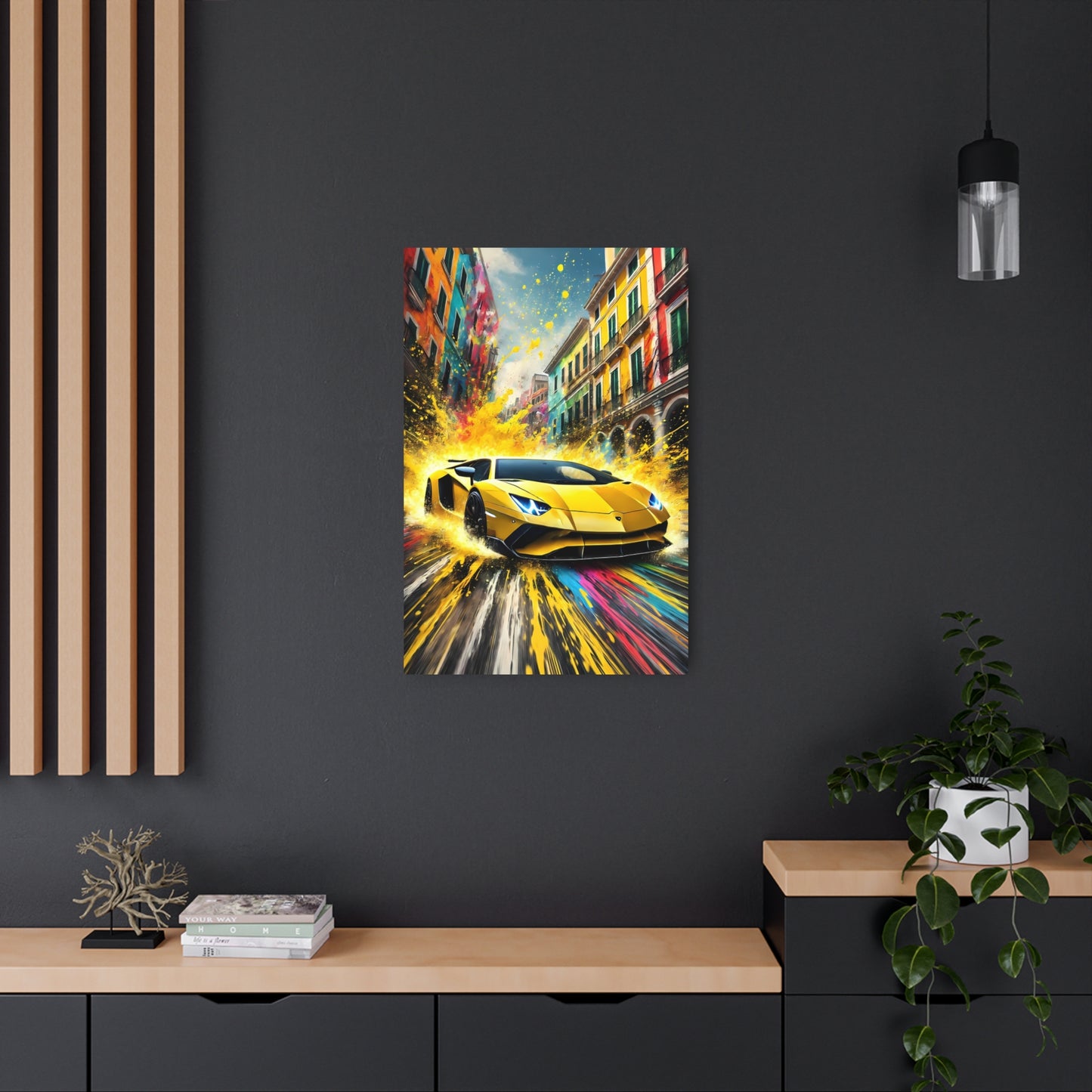 Lamborghini: The Thrill of Vibrant Velocity Metal Art Sign