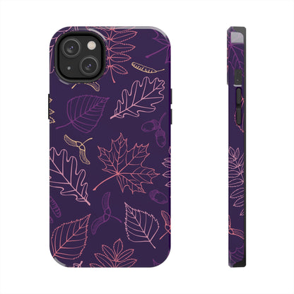 Seamless pattern with autumn leaves Tough Phone Cases iPhone 14 Plus