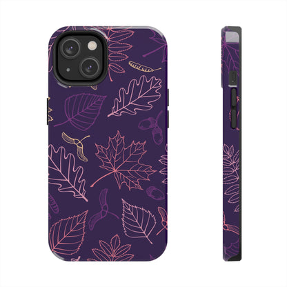 Seamless pattern with autumn leaves Tough Phone Cases iPhone 14