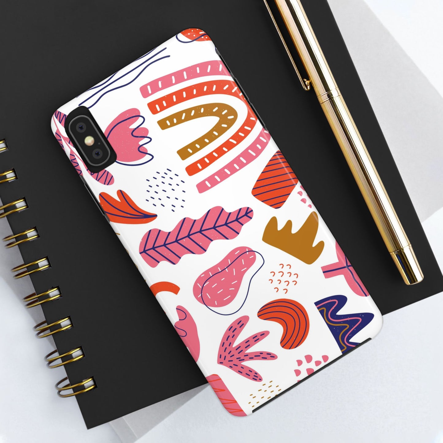 Isolated doodles, bundle of flowers Tough Phone Cases