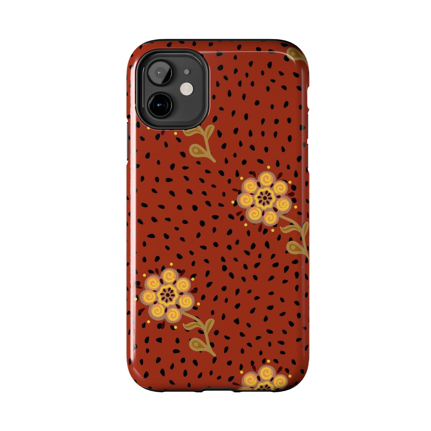 Abstract ethnic flower seamless pattern Tough Phone Cases