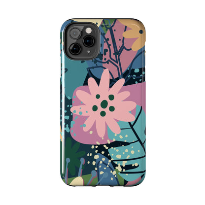 Contemporary collage design Tough Phone Cases