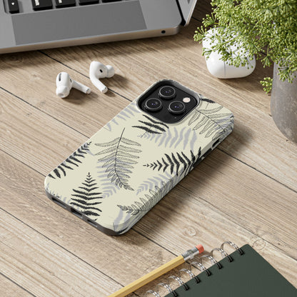 fern leaves Tough Phone Cases