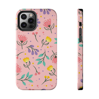 beautiful seamless handrawn floral Tough Phone Cases iPhone 12 Pro