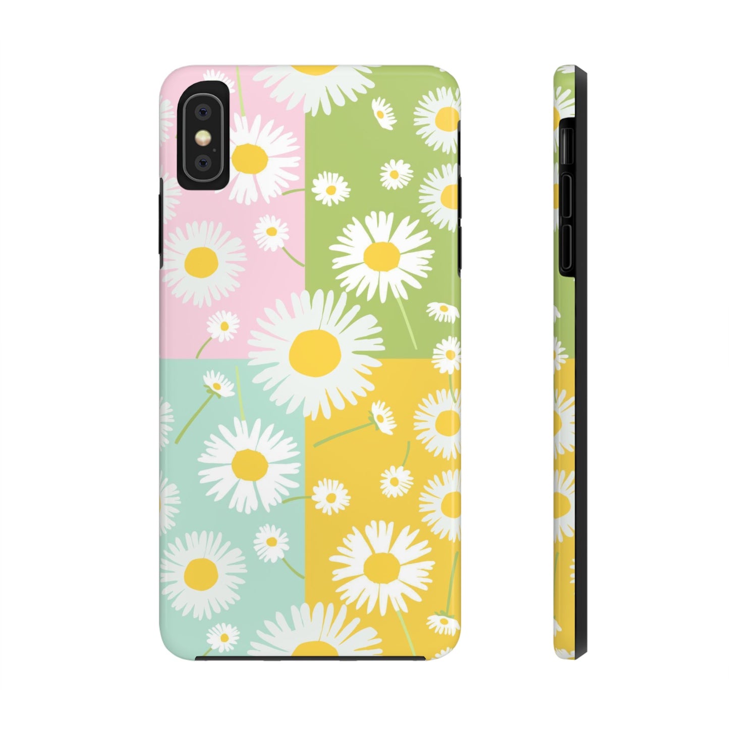 4 colors set of dandelion seamless pattern Tough Phone Cases iPhone XS MAX