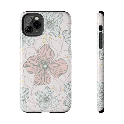 Florals seamless pattern Tough Phone Cases iPhone 11 Pro Max