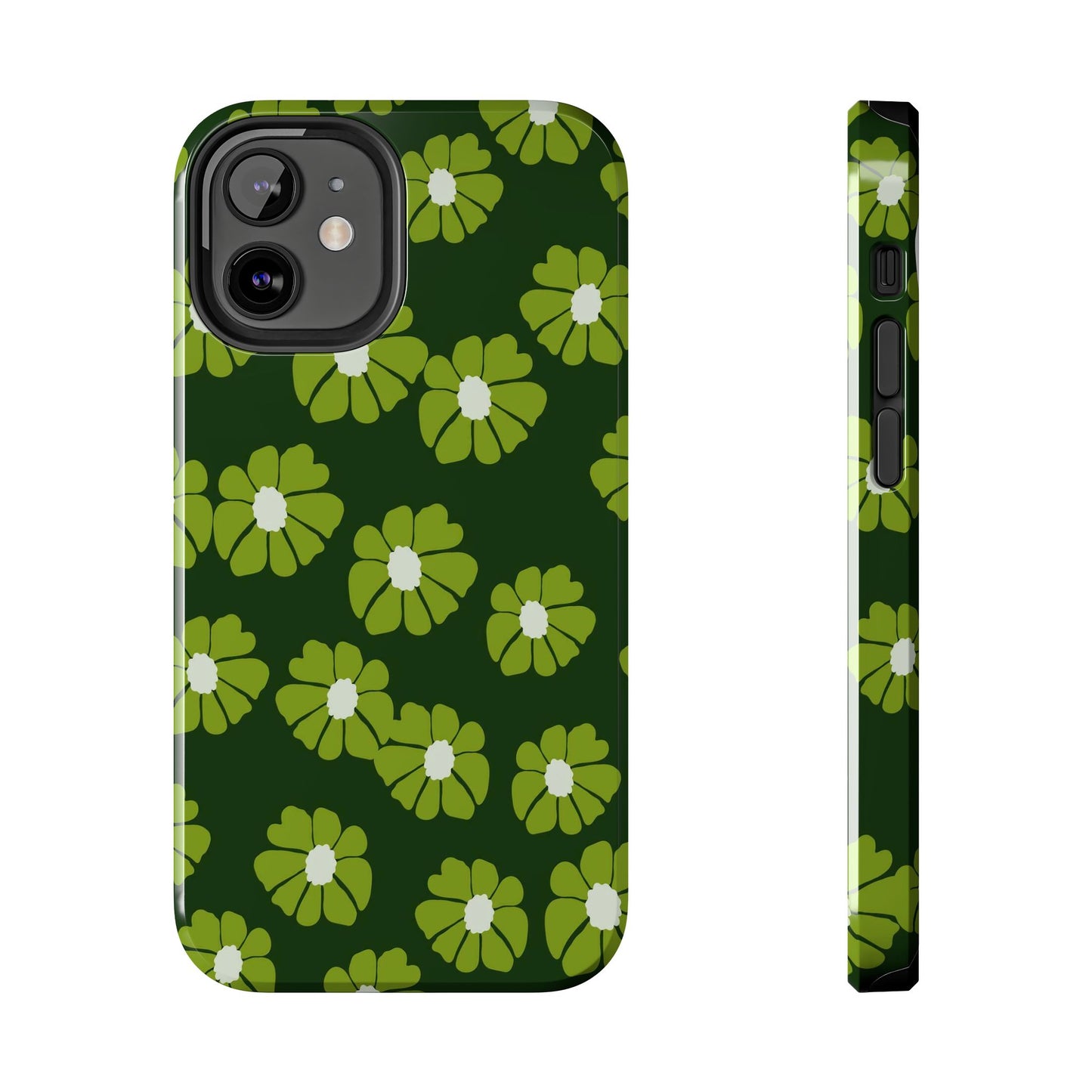 Retro groovy flowers seamless pattern Tough Phone Cases iPhone 12 Mini